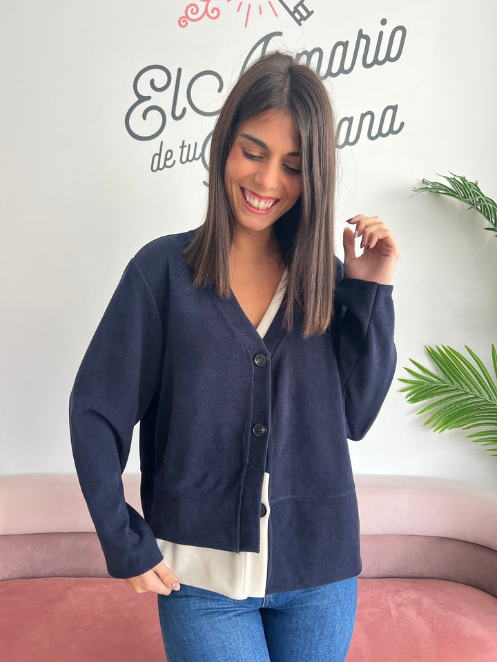 Chaqueta Noemí azul marino