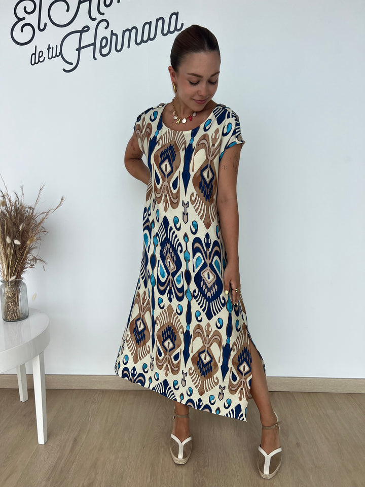Vestido Morgane azul