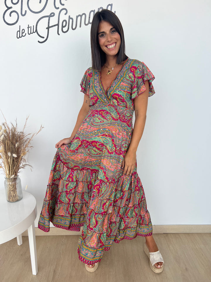 Vestido Riviera fucsia