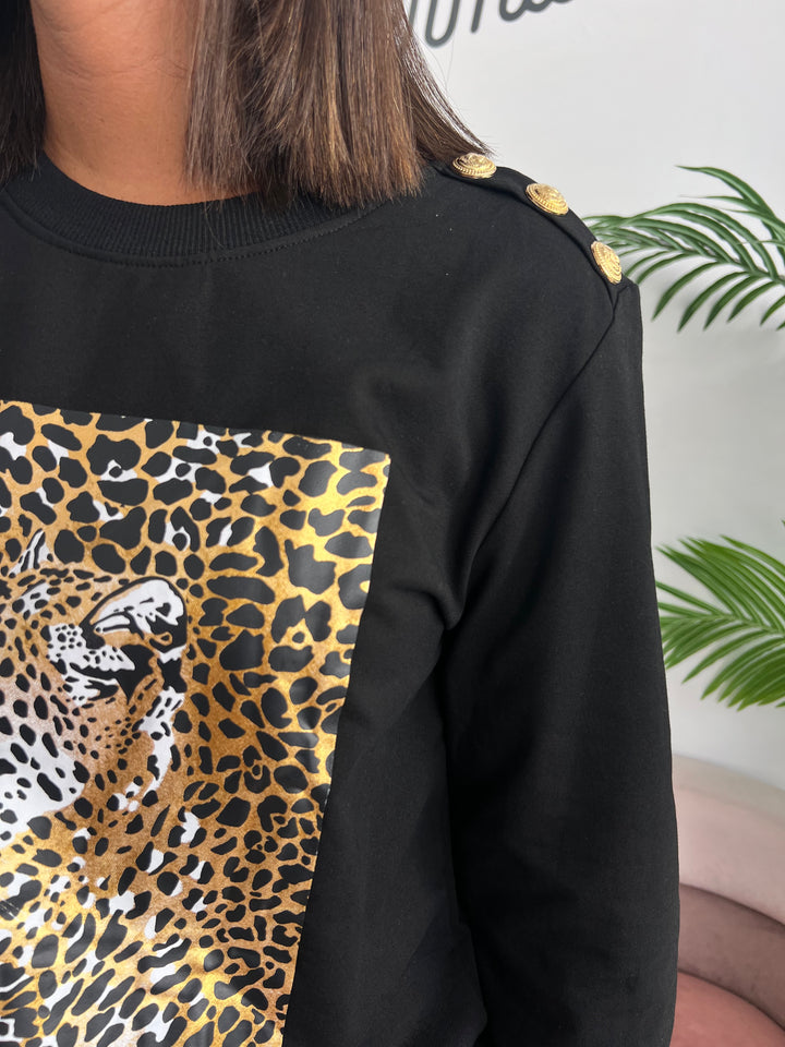 Sudadera Kenia negro