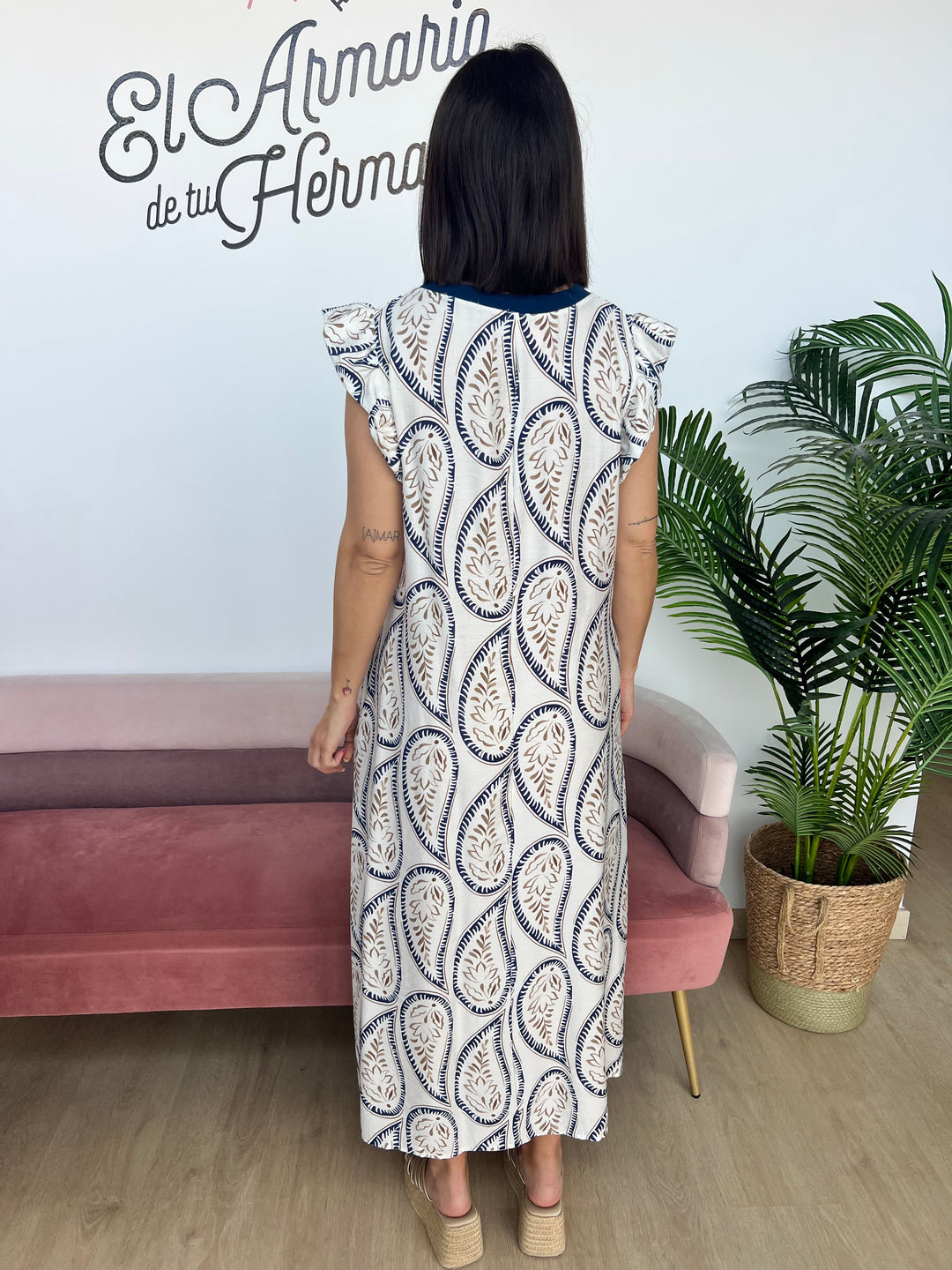 Vestido Débora azul