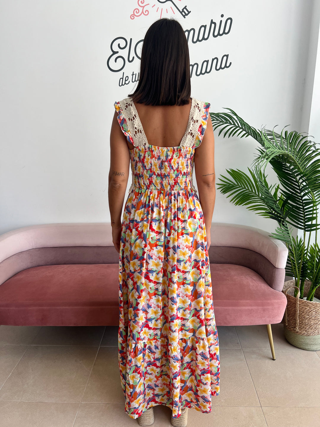Vestido Miriam rojo
