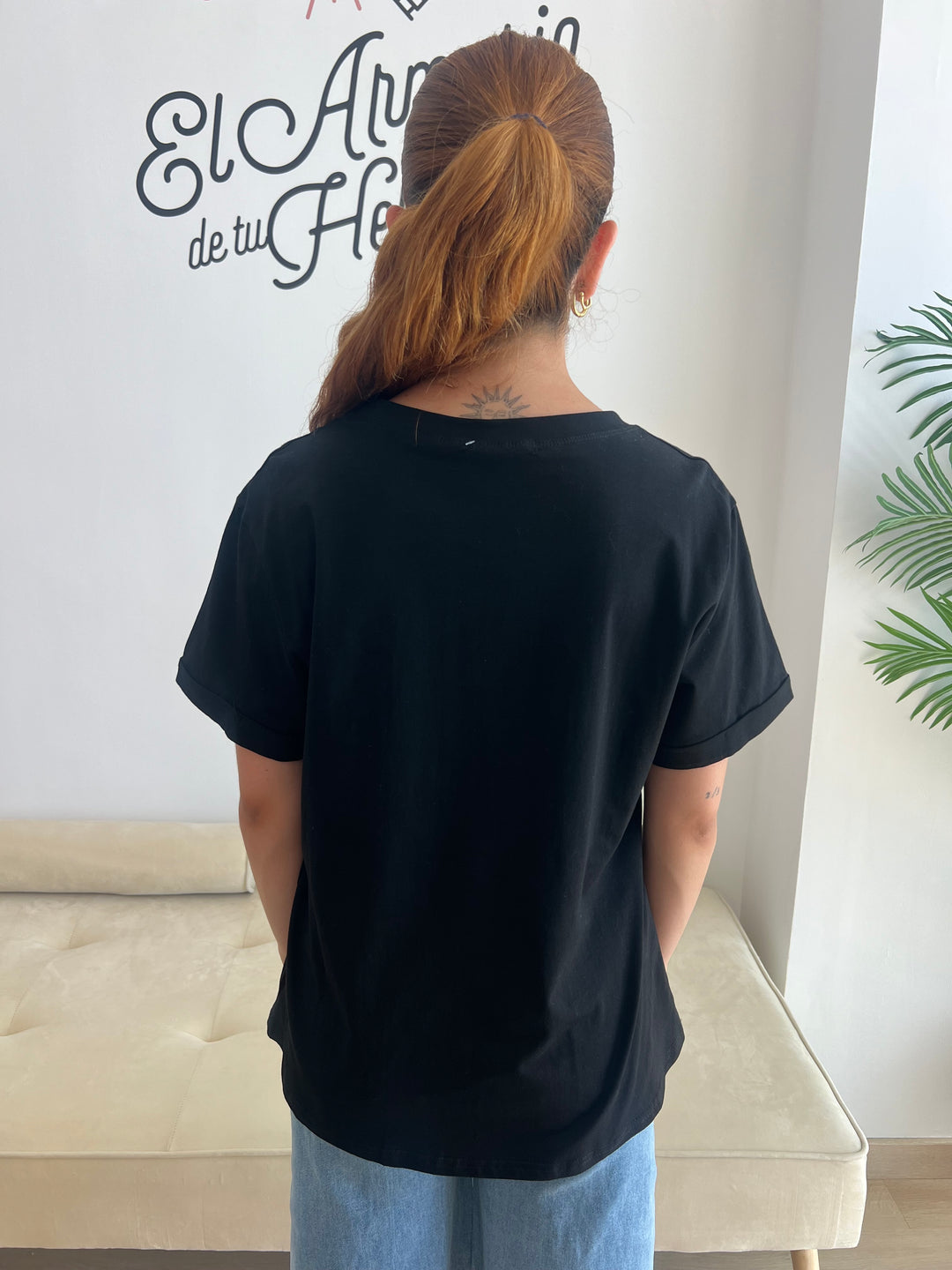 Camiseta Serena negro