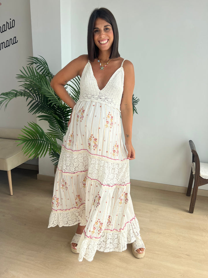 Vestido Paradise blanco
