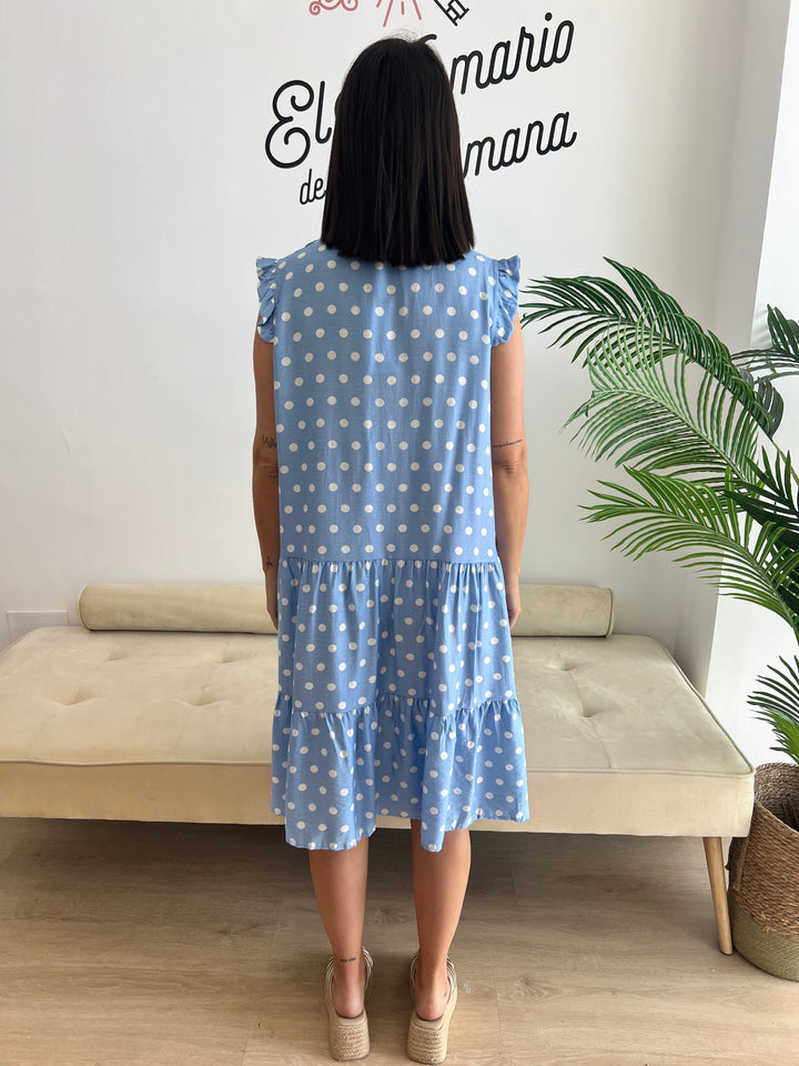 Vestido Martina celeste