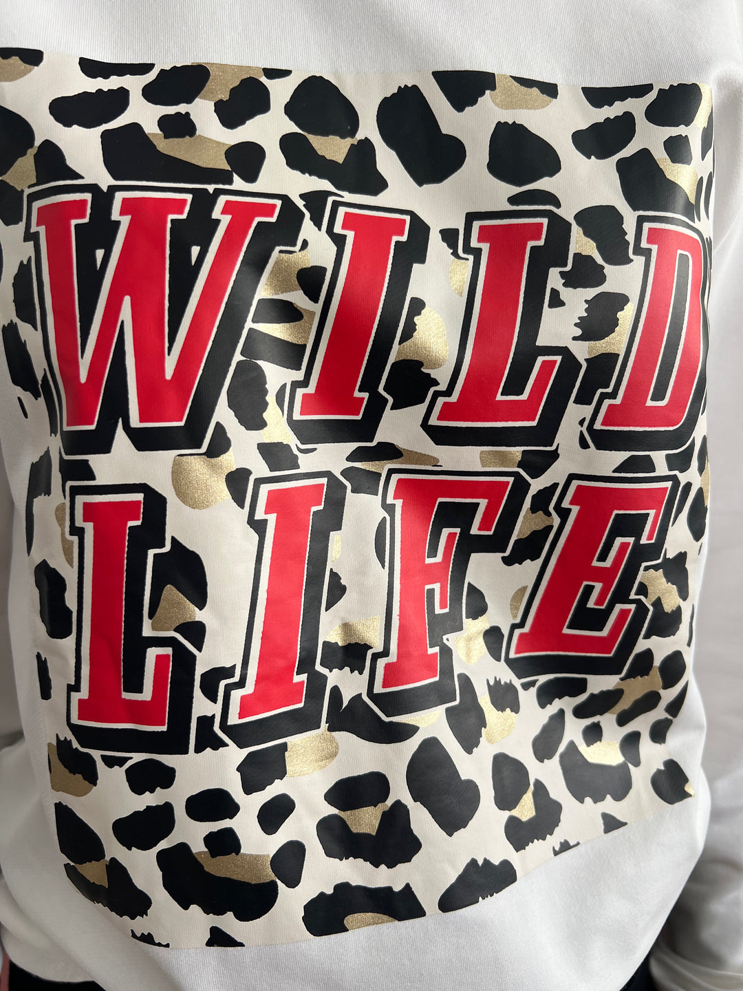 Sudadera Wild Life blanco