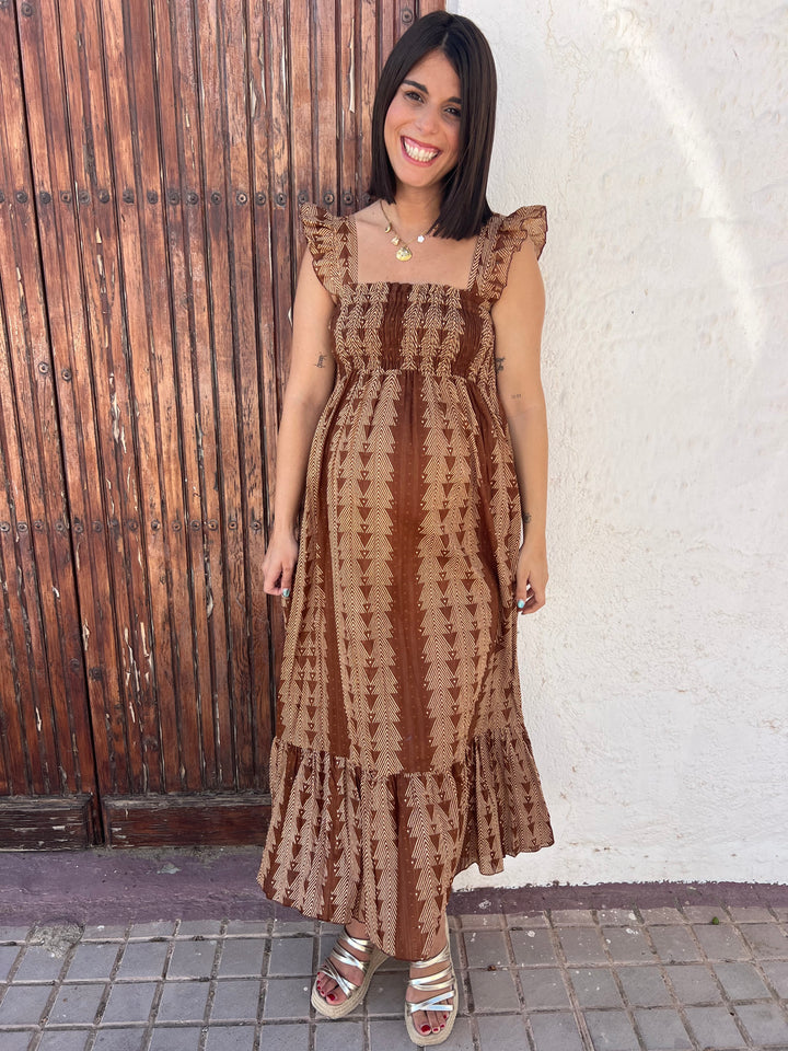 Vestido México marrón