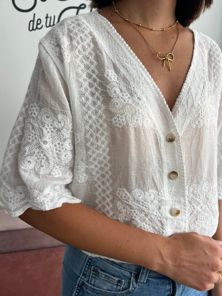 Chaqueta Irene blanco