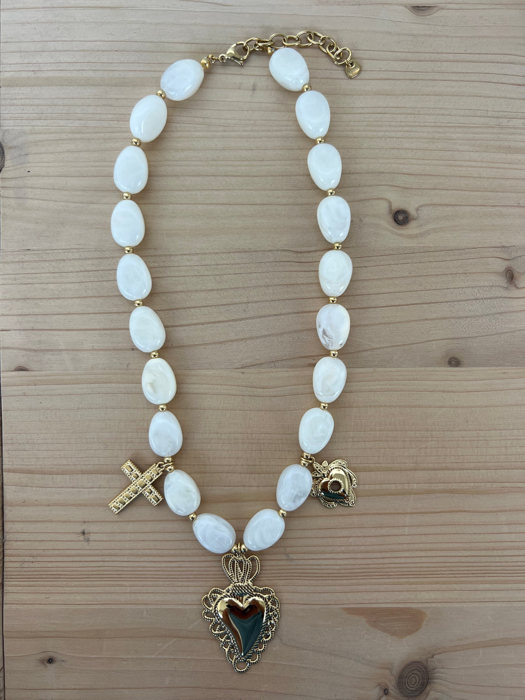 Collar Frida blanco (acero)