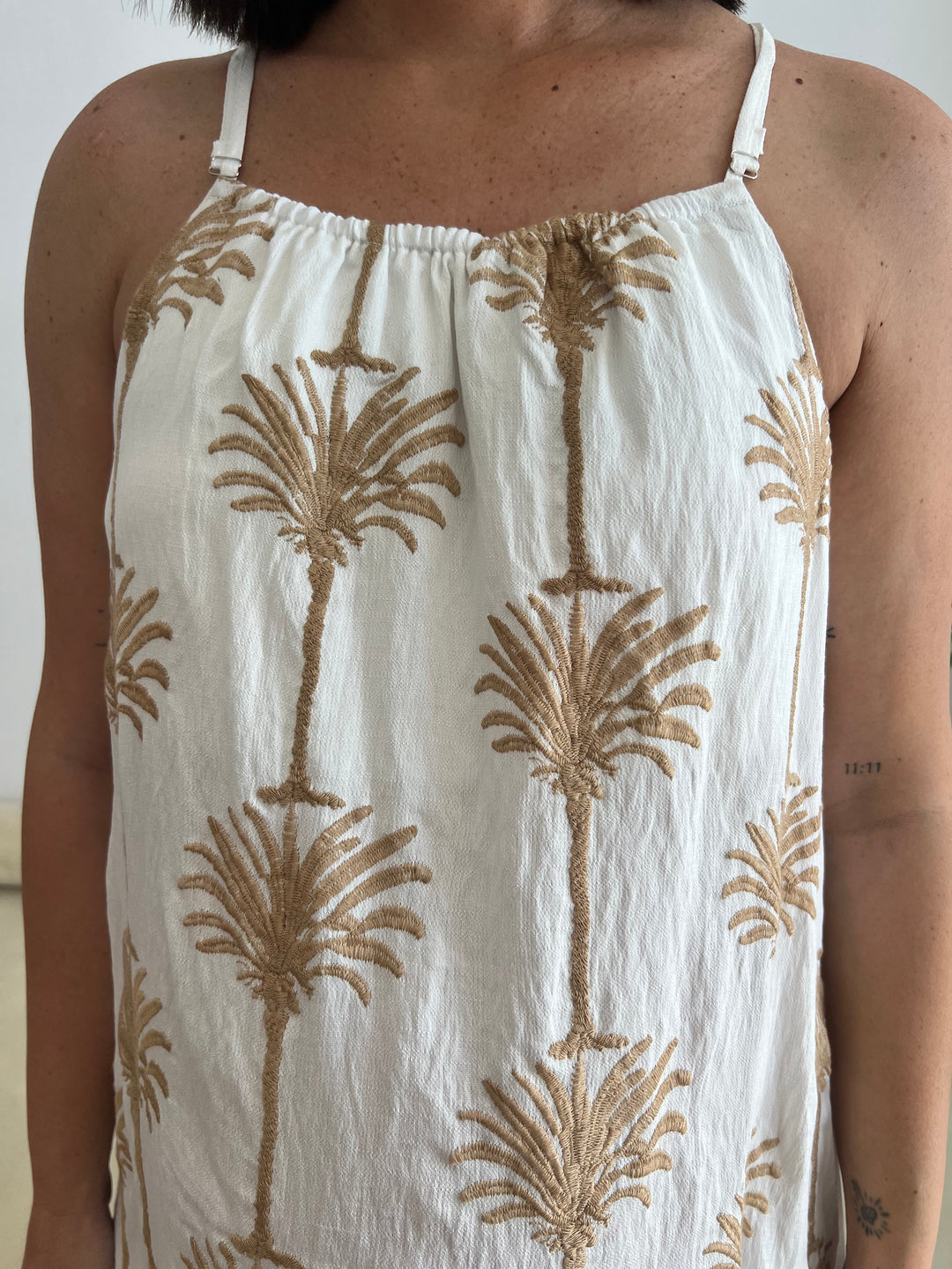 Vestido Alba beige