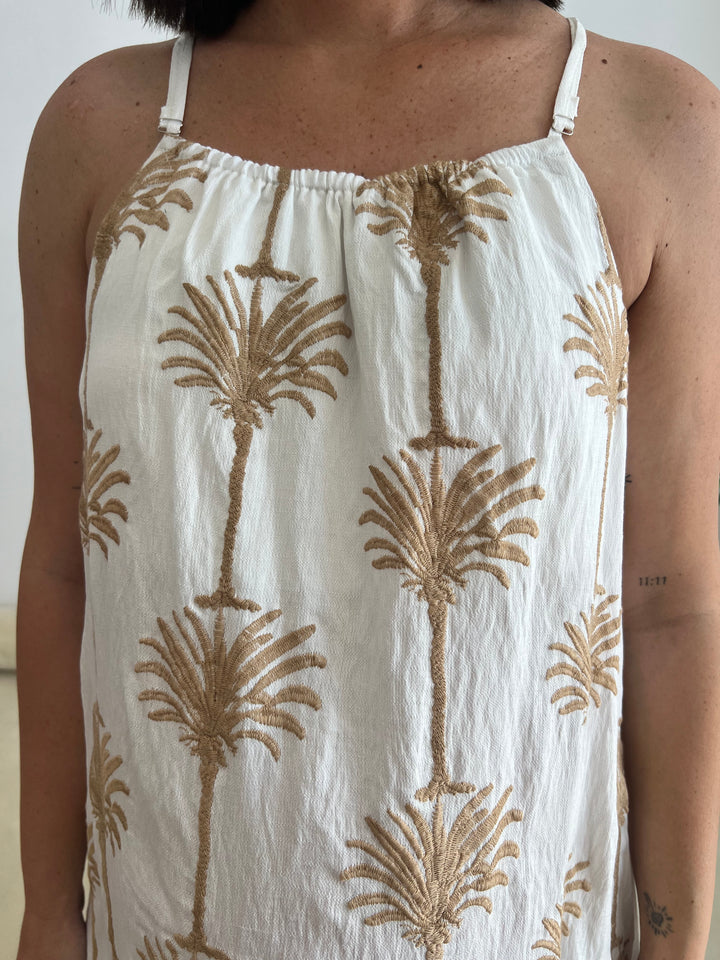Vestido Alba beige