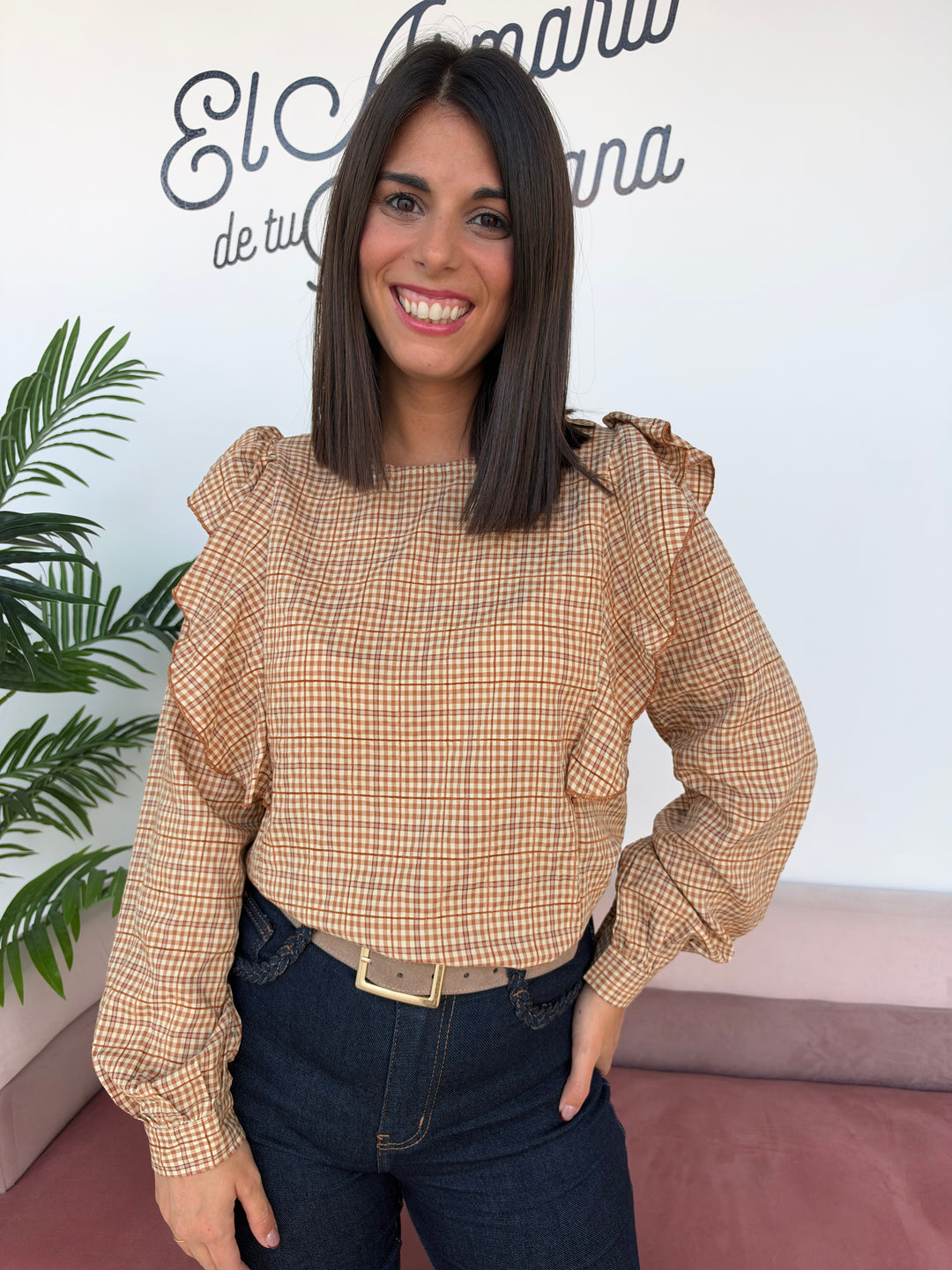 Blusa Lidia camel