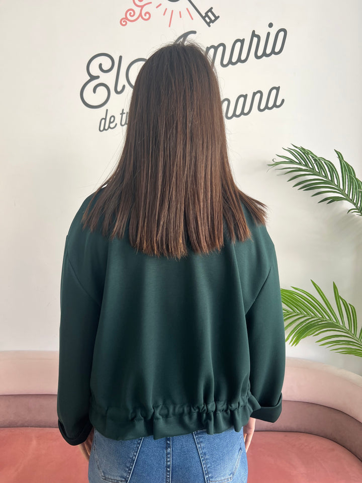 Chaqueta Carlín verde oscuro