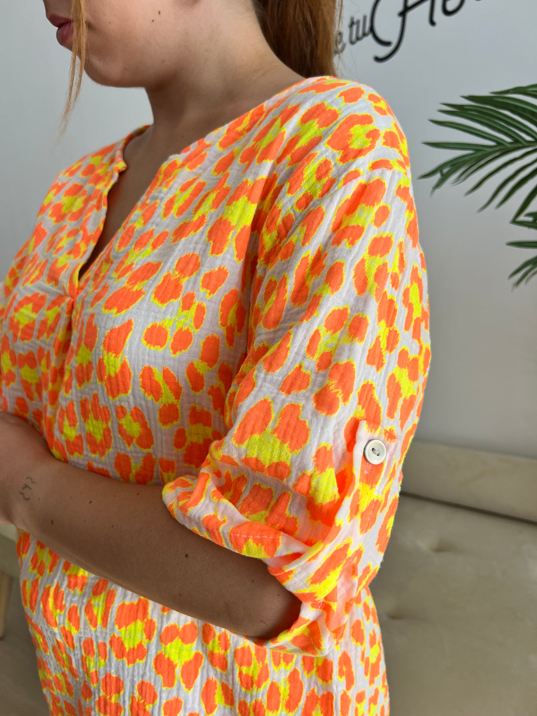 Blusa Elsa naranja