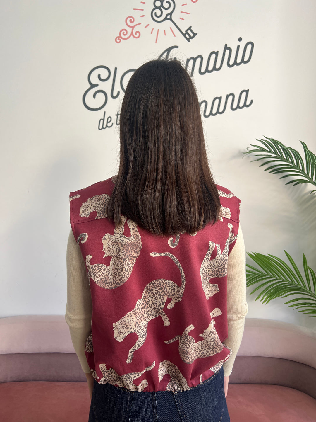 Chaleco Lety burdeos