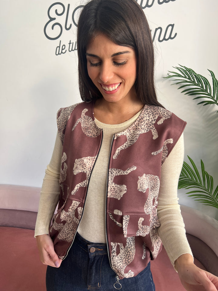 Chaleco Lety marrón