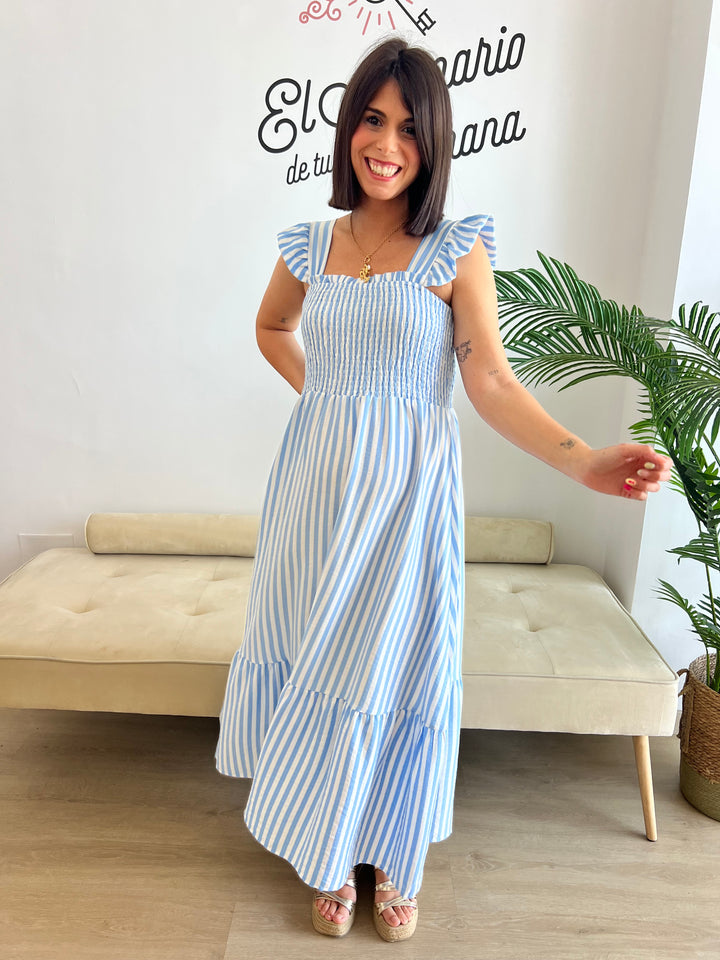Vestido Ainara celeste