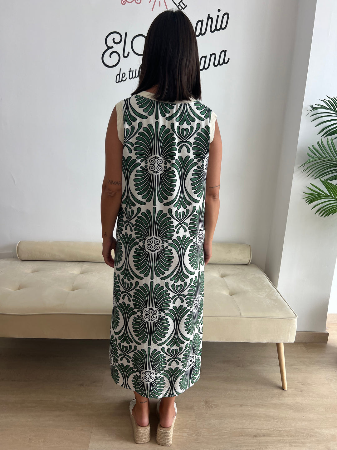 Vestido Conchi verde