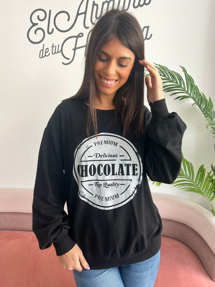 Sudadera Chocolate negro