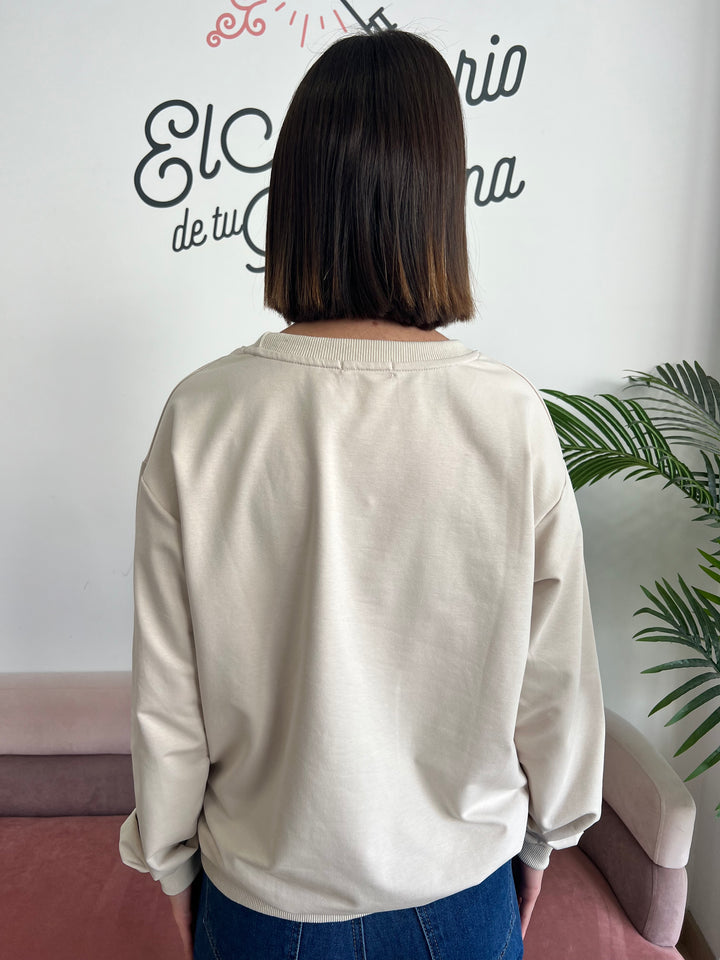 Sudadera Marlon beige