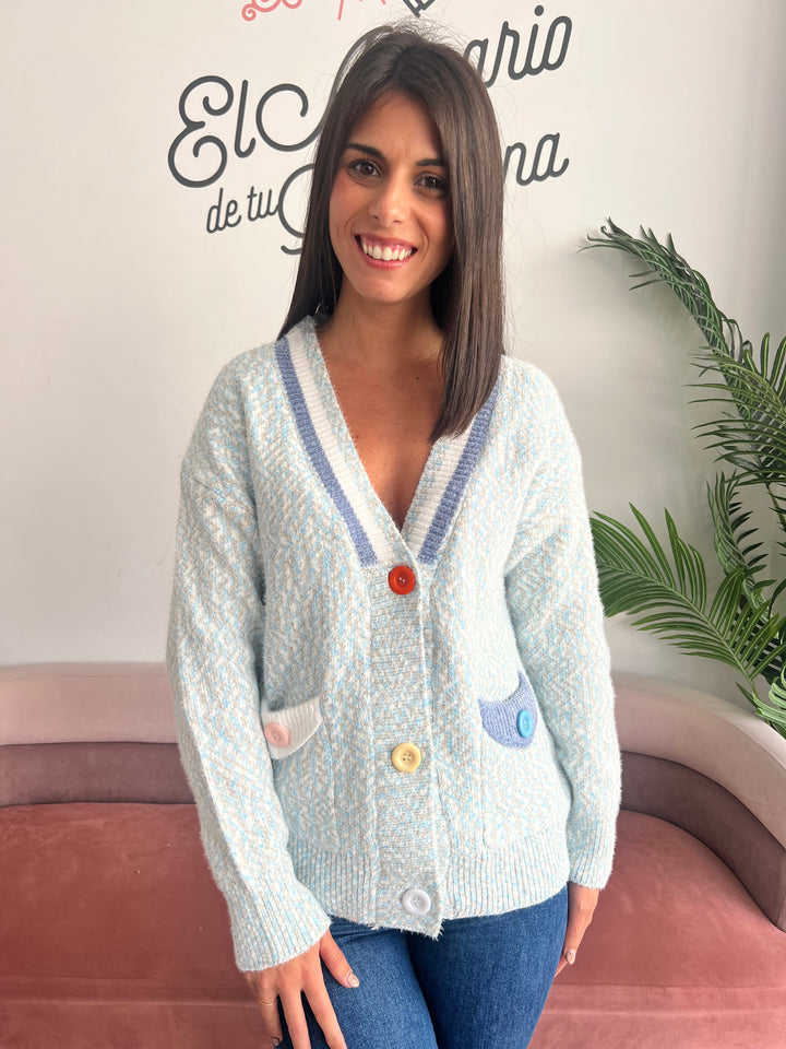 Chaqueta Molly celeste