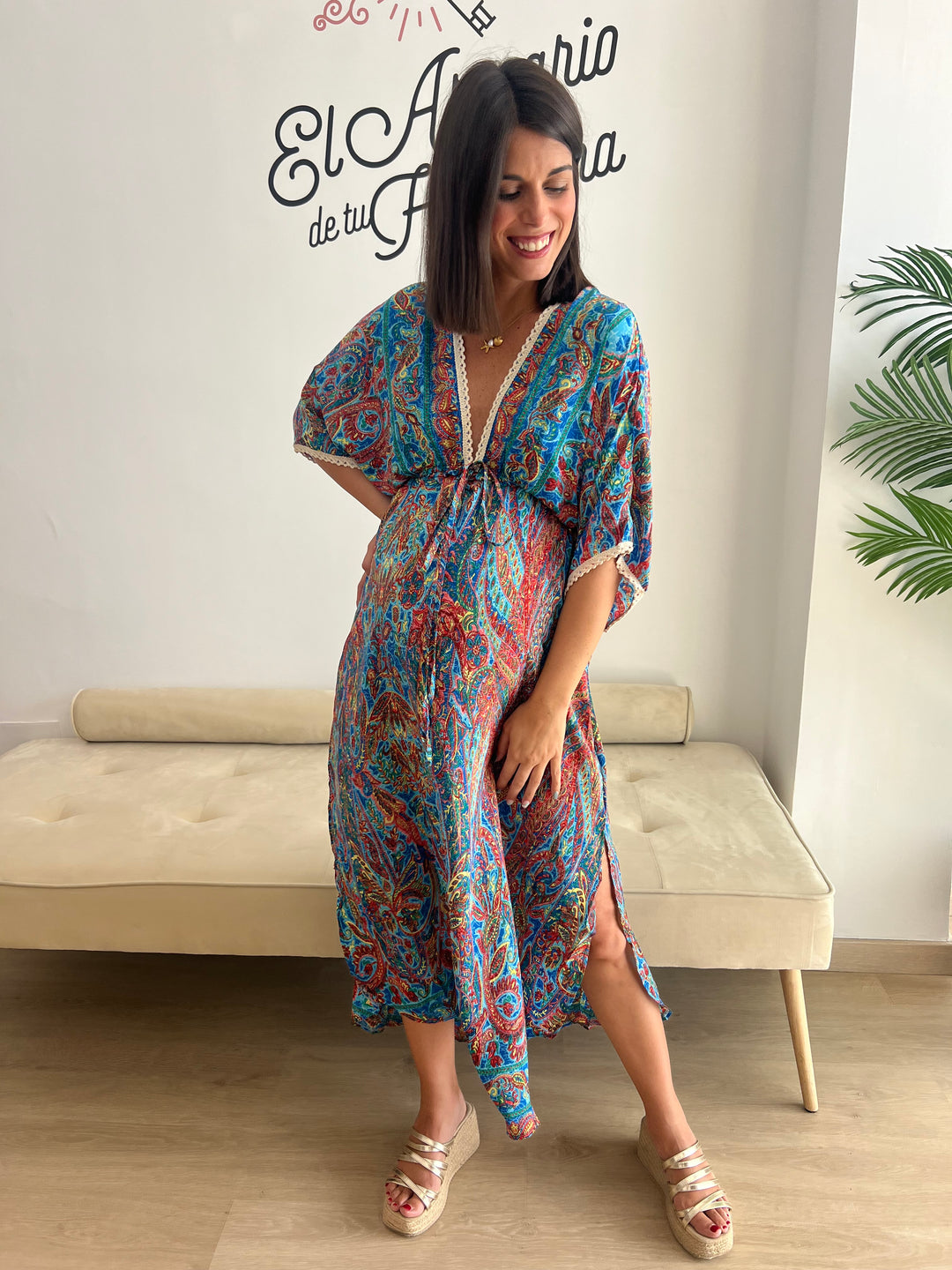 Vestido Selena azul