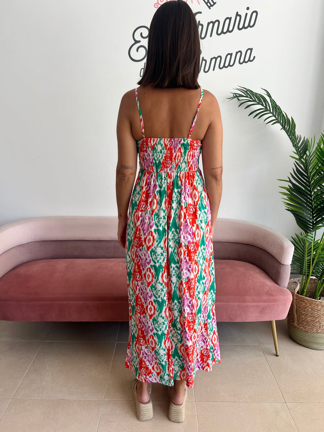 Vestido Sire naranja