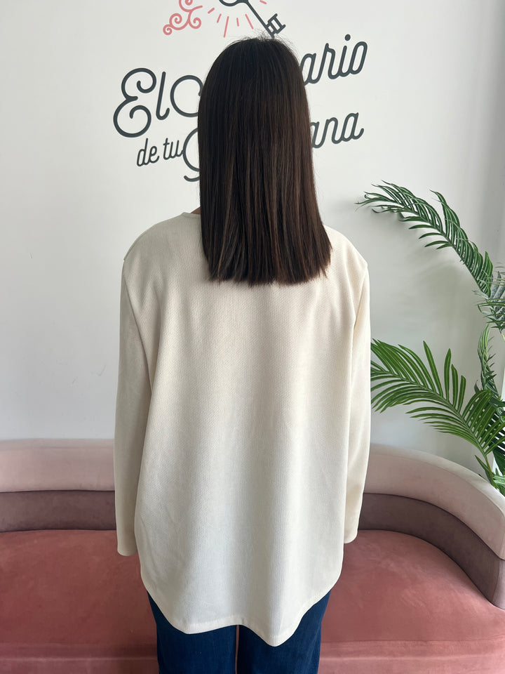 Chaqueta Mamen beige claro