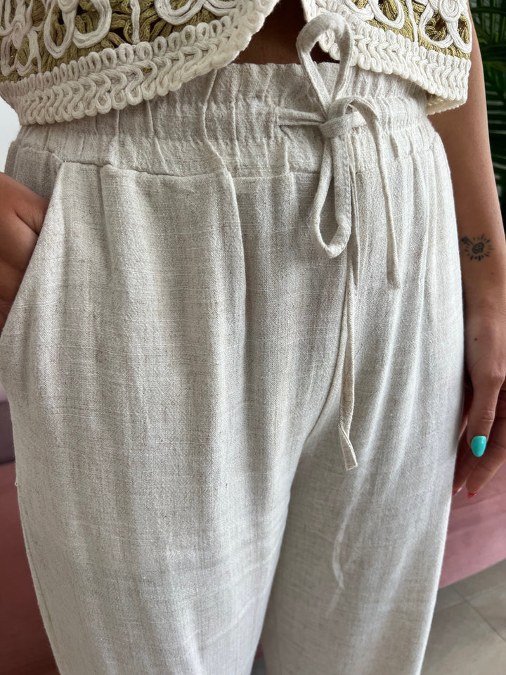 Pantalón lino