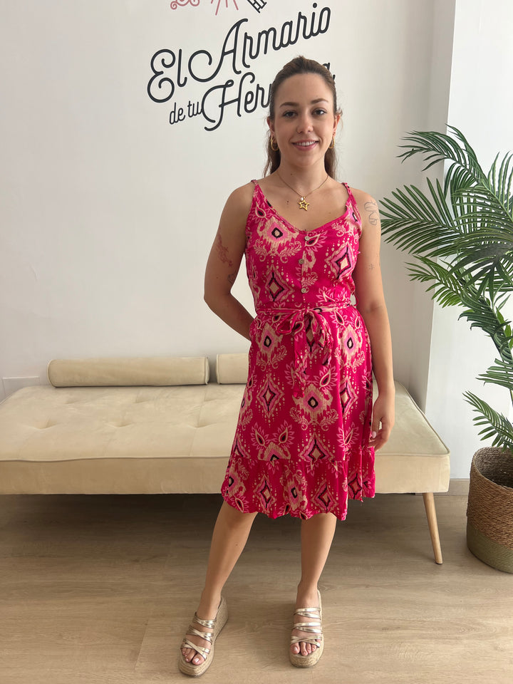 Vestido Victoria fucsia