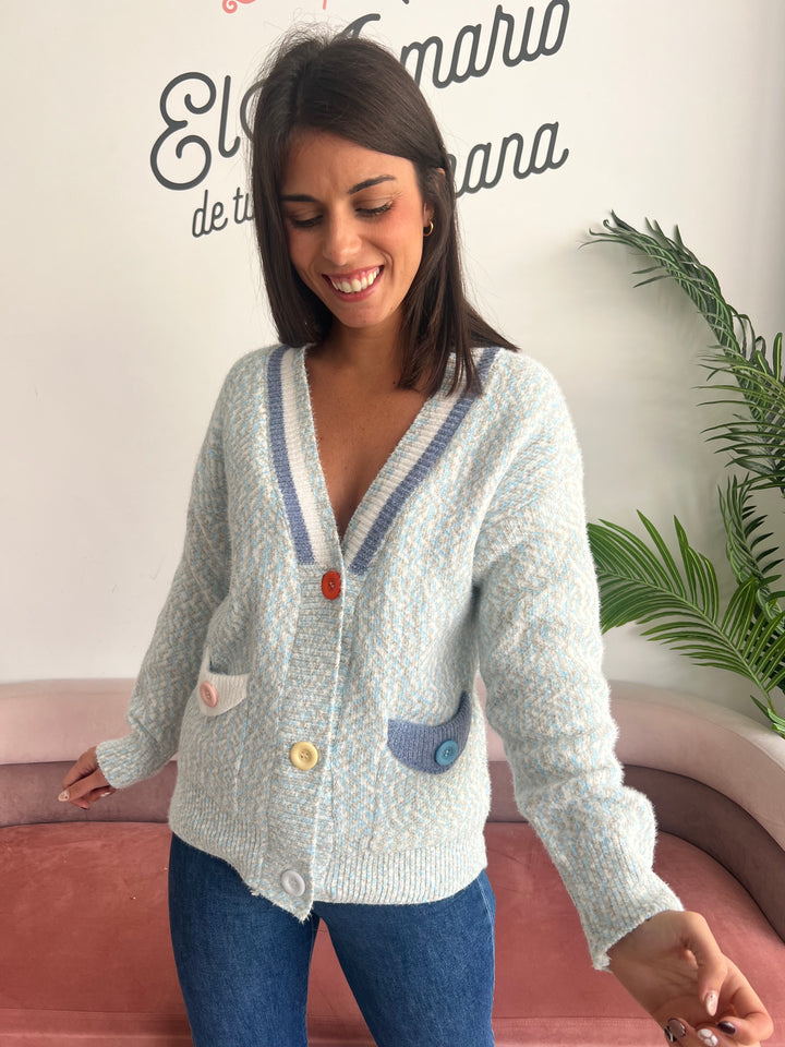 Chaqueta Molly celeste