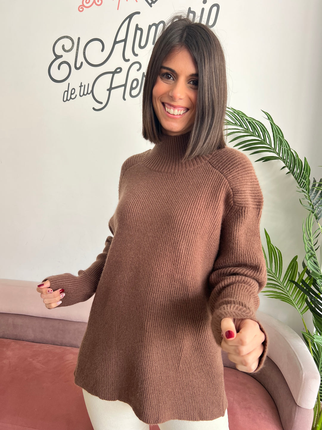 Jersey Palmira marrón