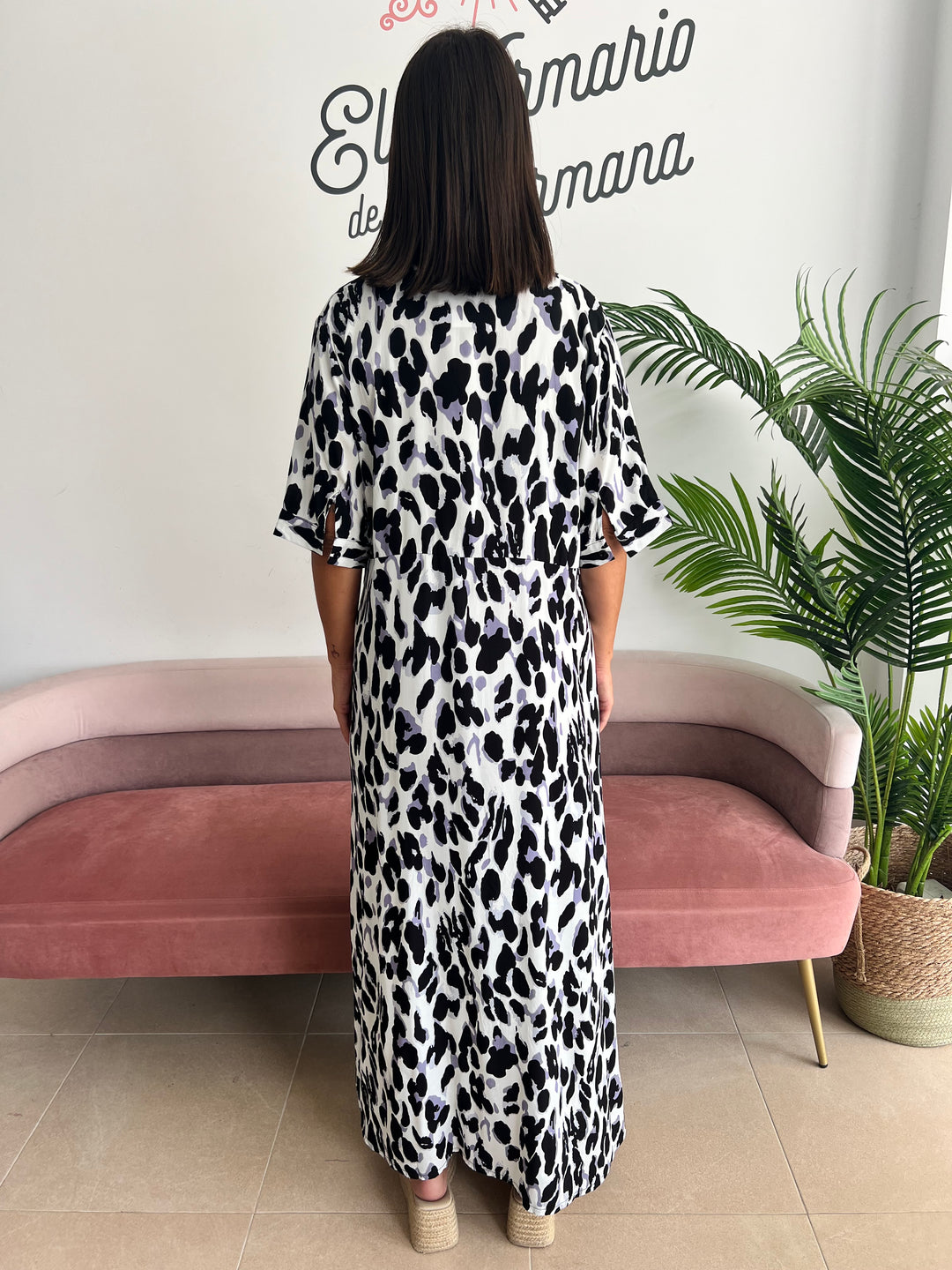 Vestido Carol Cinturón blanco