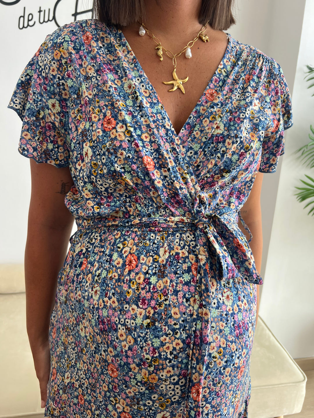 Vestido Chali azul