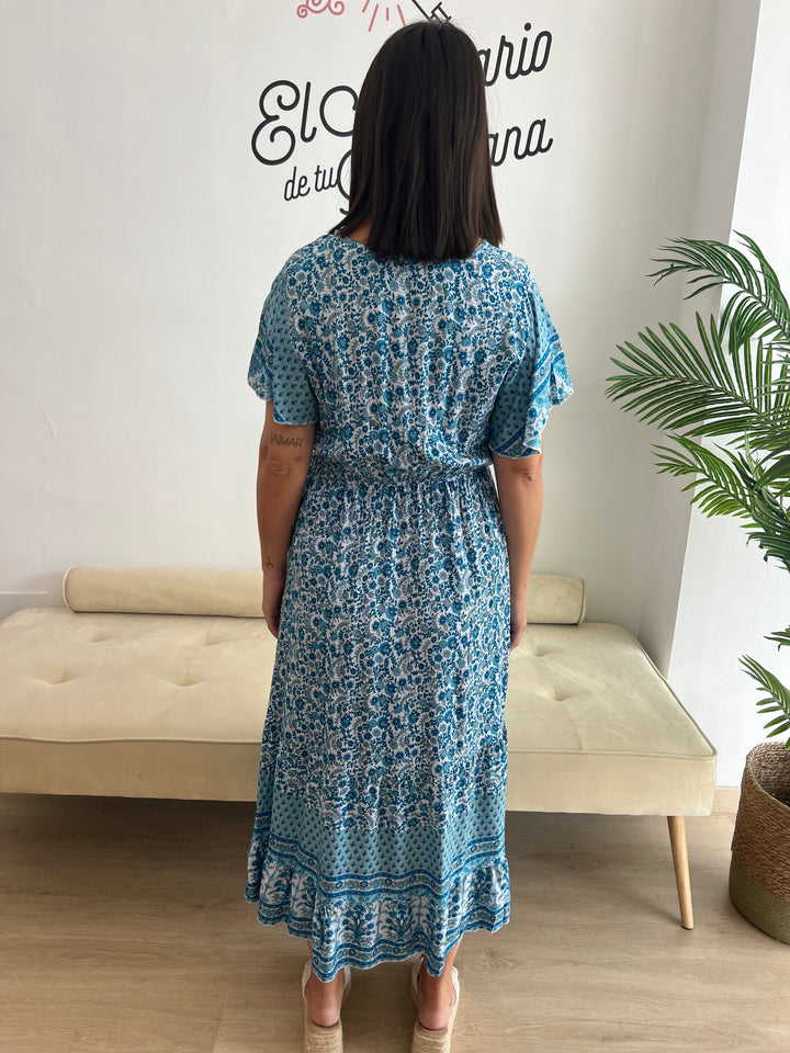 Vestido Lucrecia azul