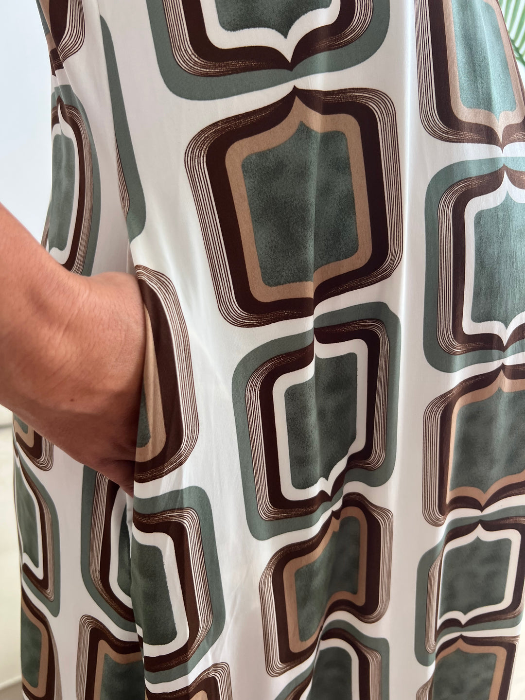 Vestido Carlota verde oscuro