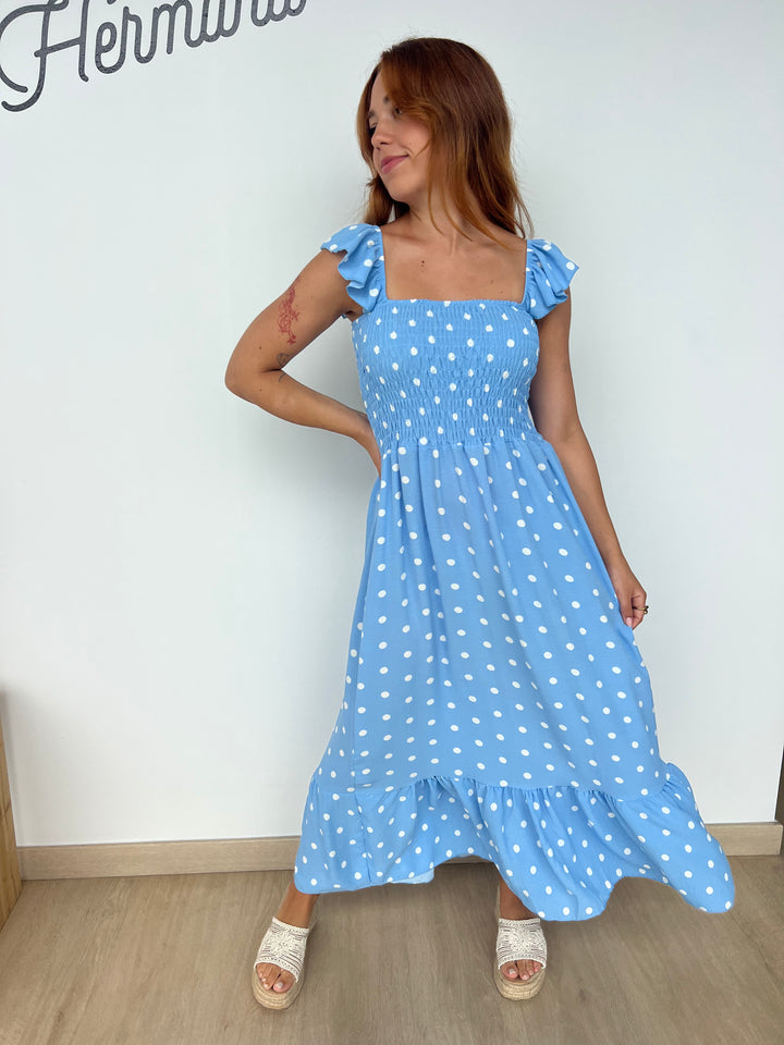 Vestido Violeta celeste