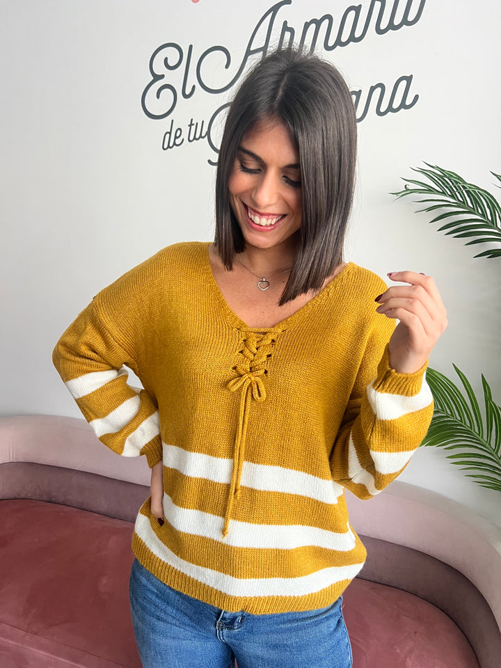 Jersey Abril mostaza