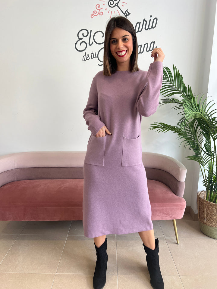 Vestido Lugo malva