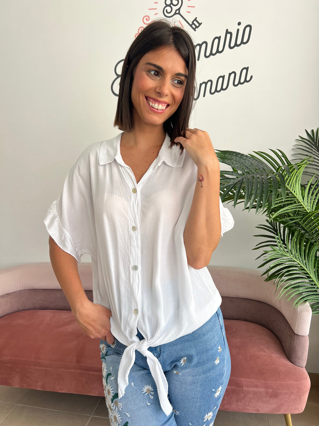 Camisa Kuky blanco