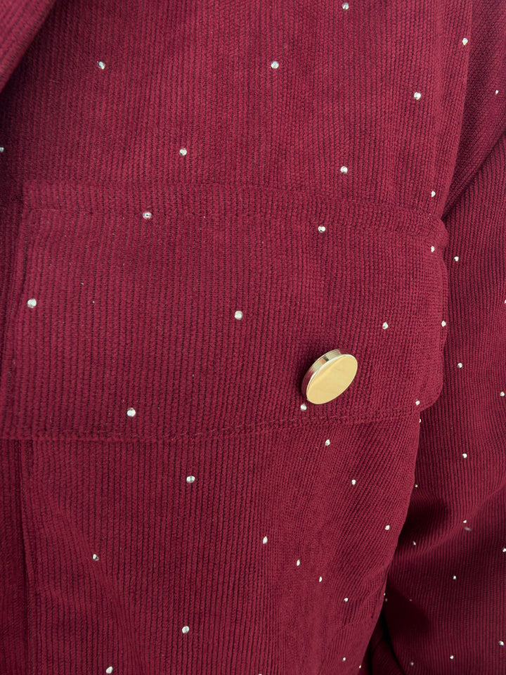 Sobrecamisa Florencia burdeos