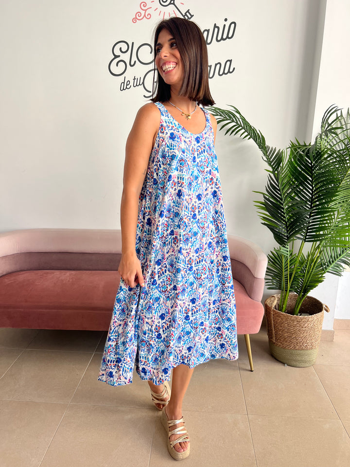Vestido Francis azul