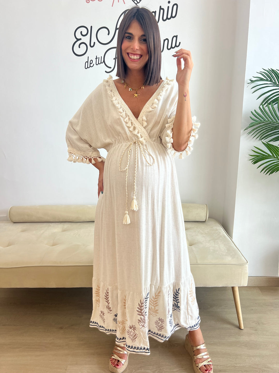 Vestido Altea beige