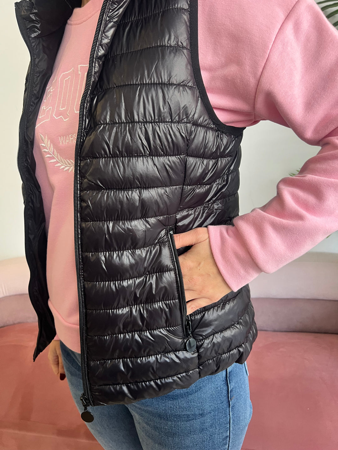 Chaleco Mónica negro