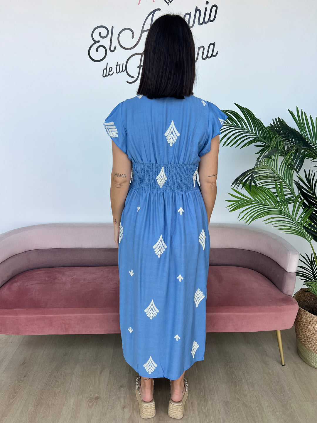Vestido Iratxe azul