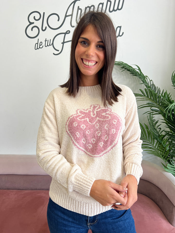 Jersey Fresita beige