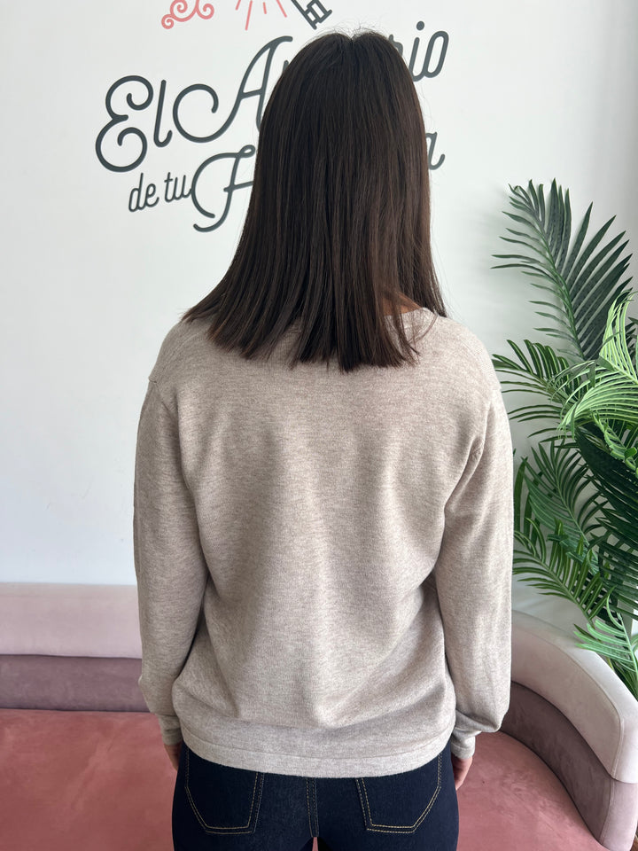 Chaqueta Claudia topo