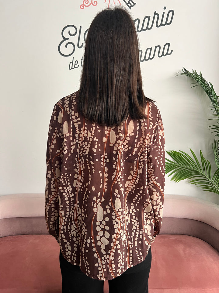 Camisa Carina marrón