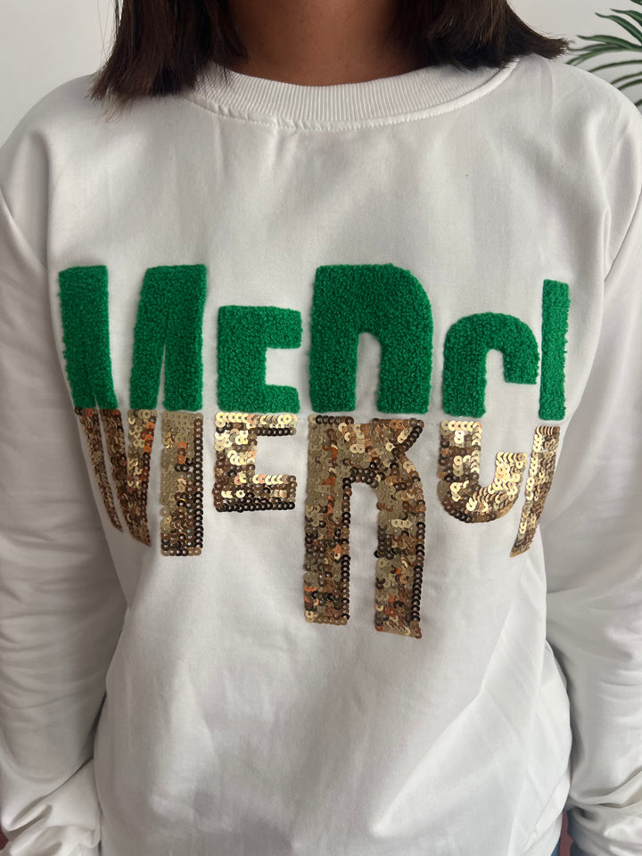 Sudadera Merci blanco