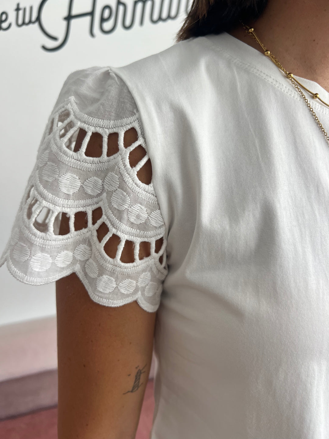 Camiseta Sara blanca